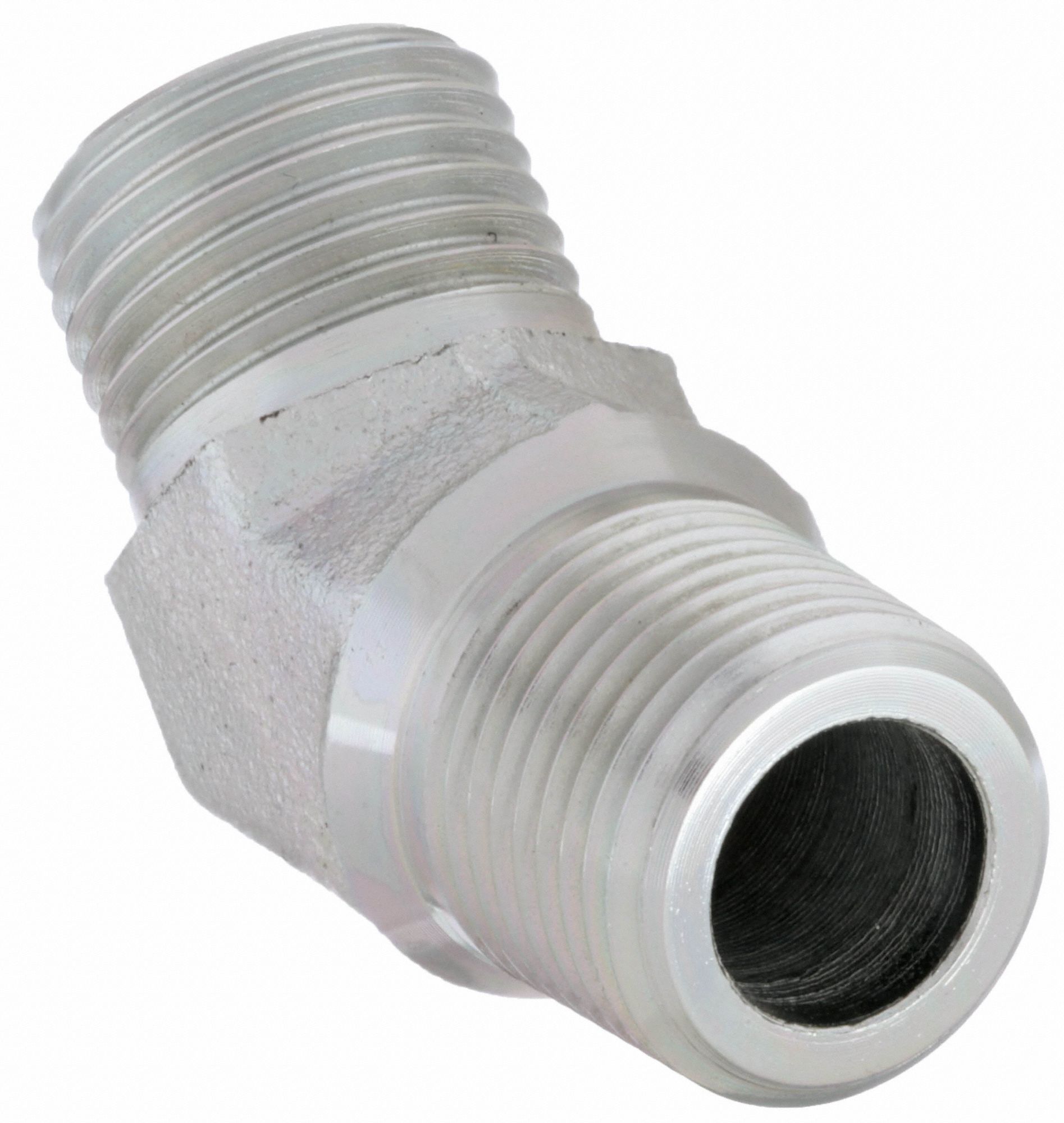 EATON AEROQUIP Hydraulic Hose Adapter, Fitting Material Carbon Steel x
