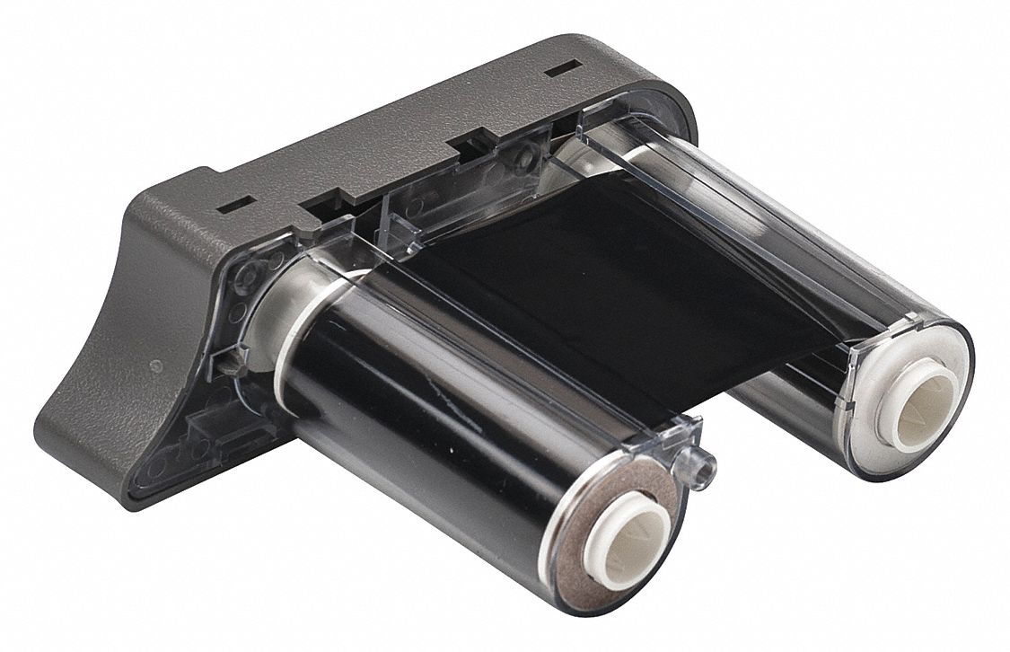 BRADY Label Printer Ribbon Cartridge 2 in x 75 ft, Black, Resin, R6000