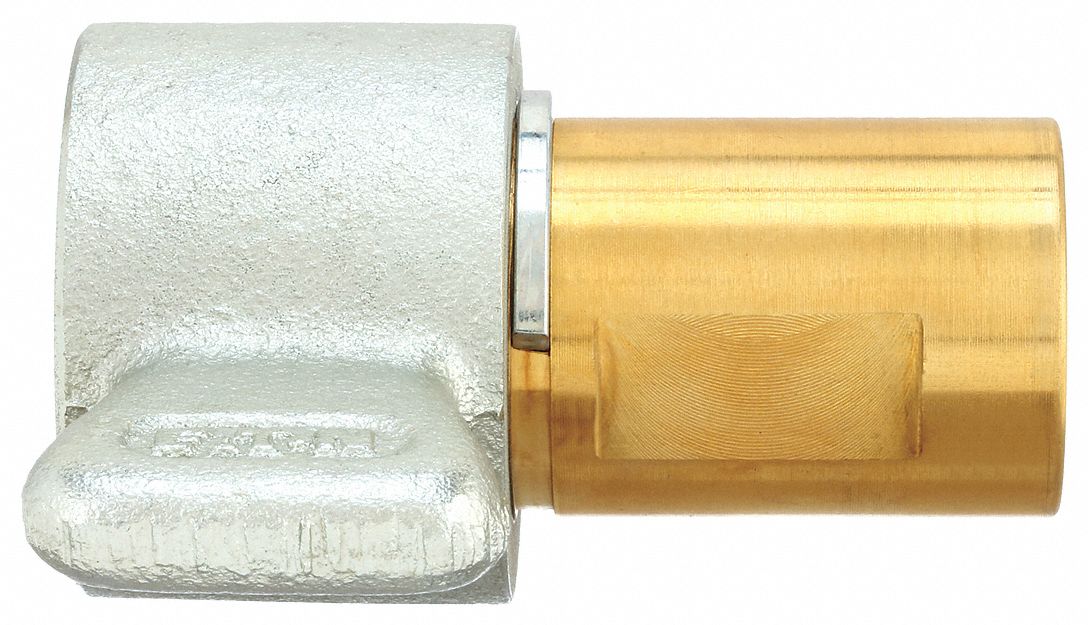 Hydraulic Quick Connect Hose Coupling: 3/4 in Coupling Size, Brass, 68 lpm Max. Flow Rate