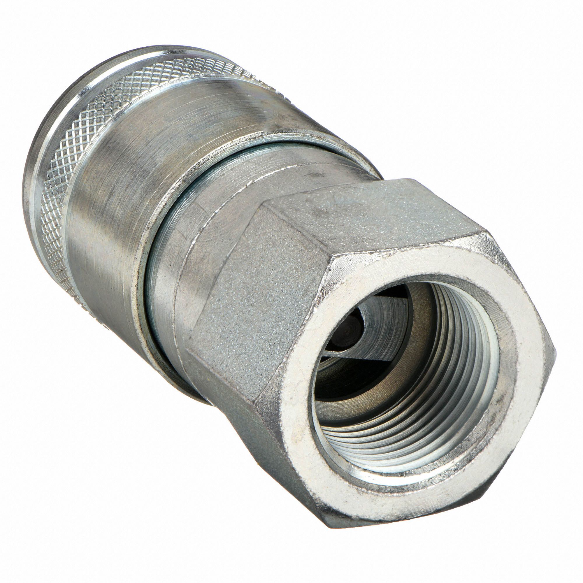 SAFEWAY HYDRAULICS Hydraulic Quick Connect Hose Coupling 3/8 in Coupling Size, Steel, Female