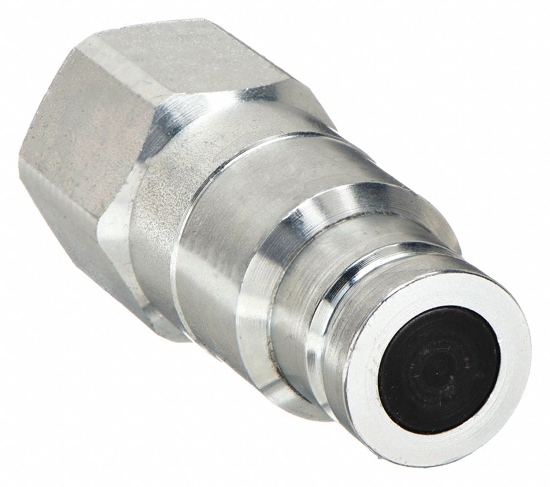 Hydraulic Coupler Nipple, FD49 Series, Steel - Grainger