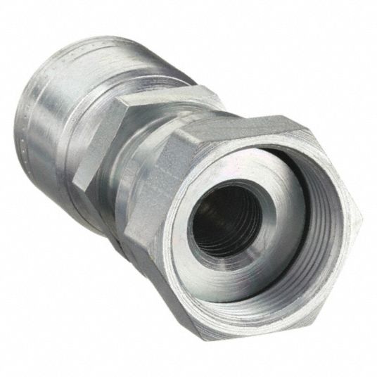 EATON AEROQUIP, Steel x Steel, Straight, Hydraulic Crimp Fitting ...