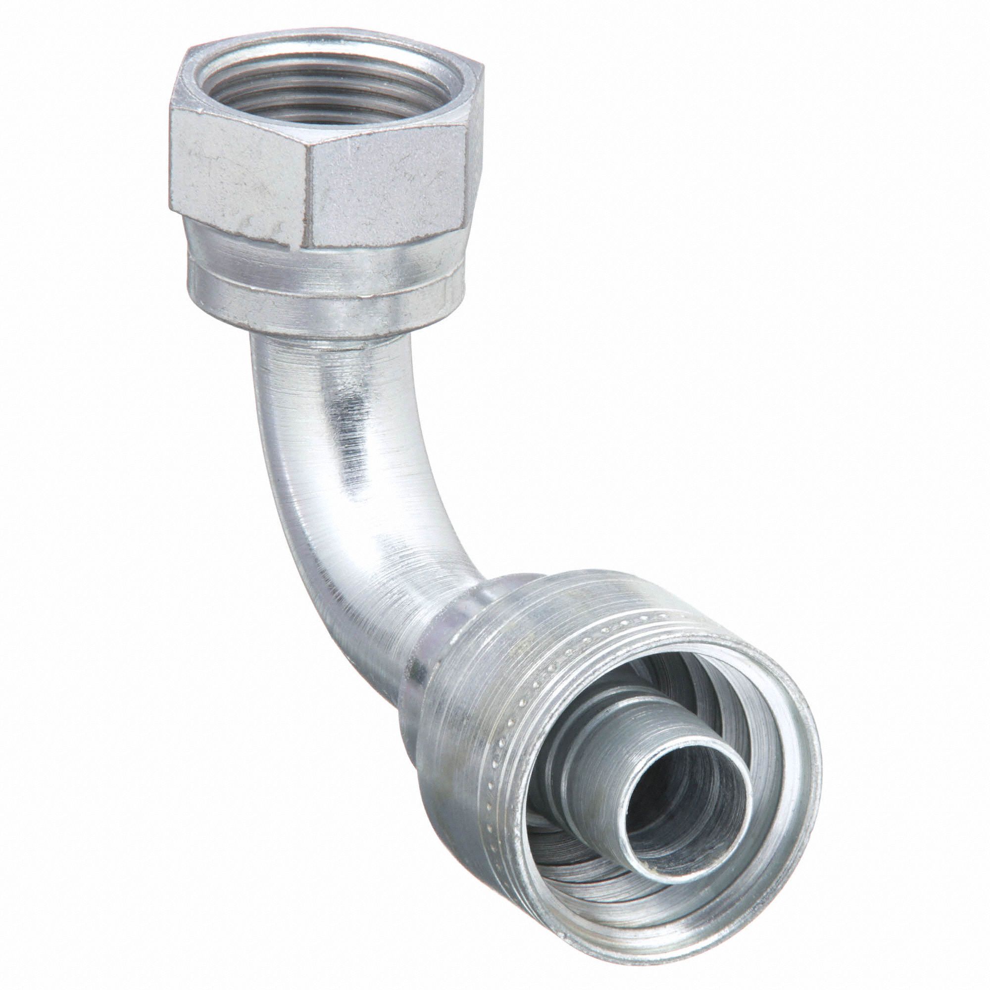 EATON AEROQUIP Hydraulic Crimp Fitting, Fitting Material Steel x Steel
