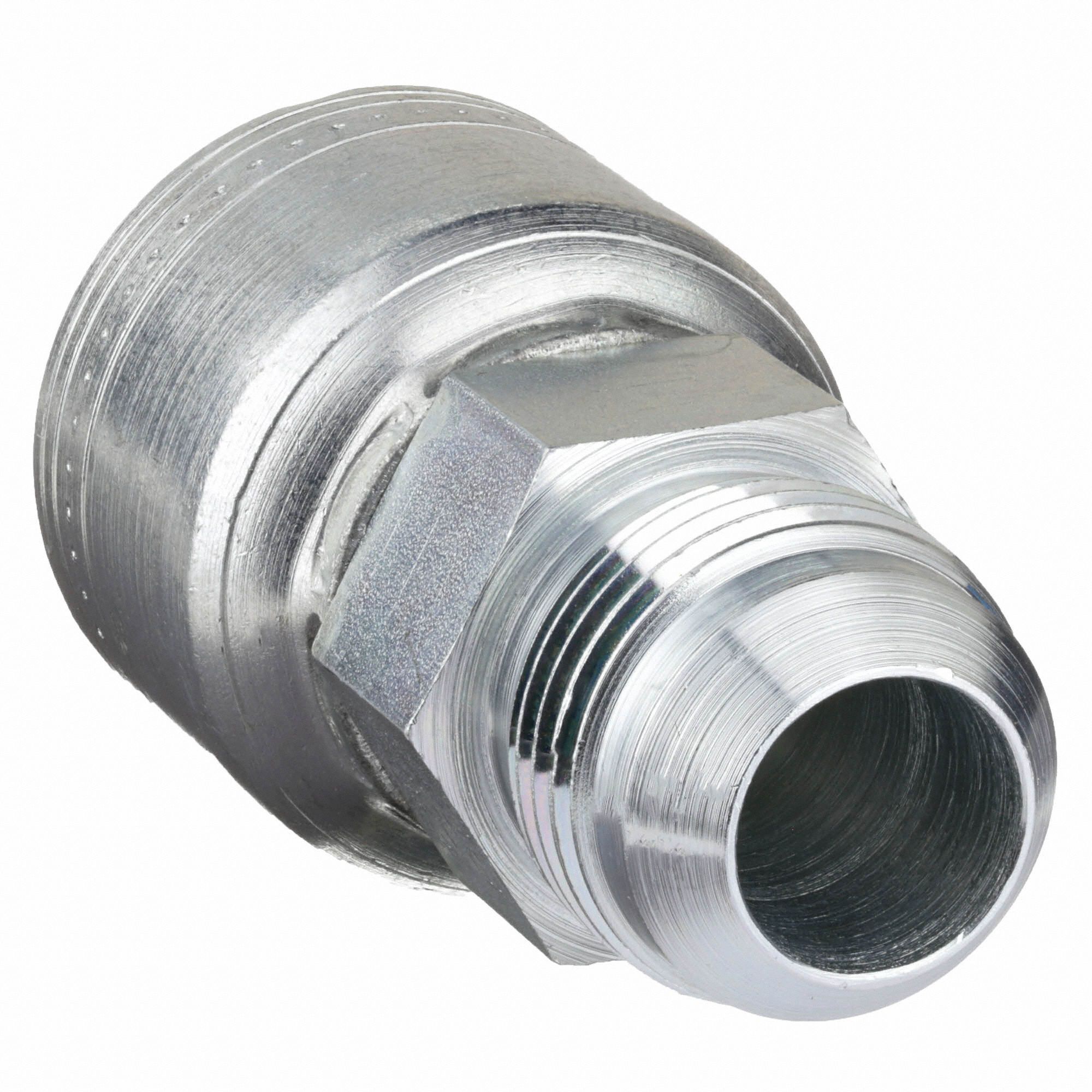 EATON AEROQUIP Hydraulic Crimp Fitting, Fitting Material Steel x Steel