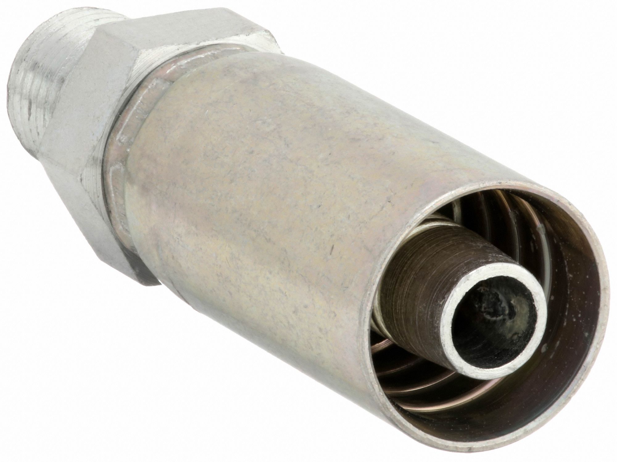 EATON SYNFLEX Hydraulic Crimp Fitting, Fitting Material Steel x Steel