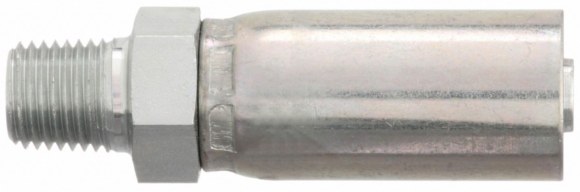 EATON SYNFLEX Hydraulic Crimp Fitting, Fitting Material Steel x Steel