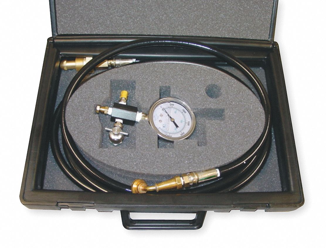 Hydraulic Accumulator Nitrogen Charging Pressure Test Diagnostic Gauge