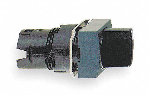 ShortHandleSelectorSwitch, Blk, 3Pos, 16mm