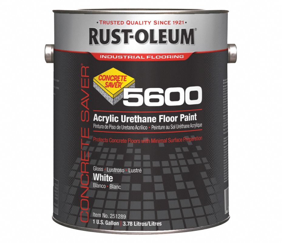 RUST-OLEUM Pintura para Pisos,Brillante,1 gal. - Recubrimiento de Piso