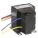 CLASS 2 TRANSFORMER, 75VA, 120V AC/208V AC/240V AC/480V AC, 24V AC, CIRCUIT BREAKER, FOOT