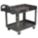 UTILITY CART WITH DEEP LIPPED PLASTIC SHELVES, 500 LB LOAD CAPACITY