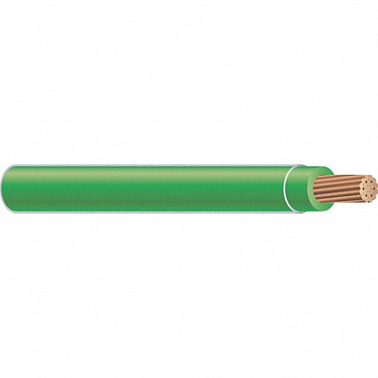1-Wire 10 AWG  strand THHN THWN 600v 500' encore Super Glide Green  Only 