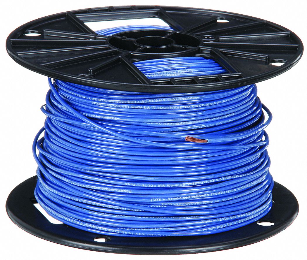 NTE Electronics WHS18-06-100 Hook Up Wire, Solid, Type 18 Gauge, 100'  Length, 300V, Blue: Electrical Wires: : Industrial & Scientific