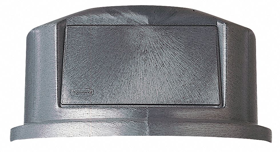 4W018 - D1932 Trash Can Top Dome Swing Closure Gray