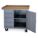 MOBILE SERVICE BENCH, GREY, 42 IN W X 38 IN H