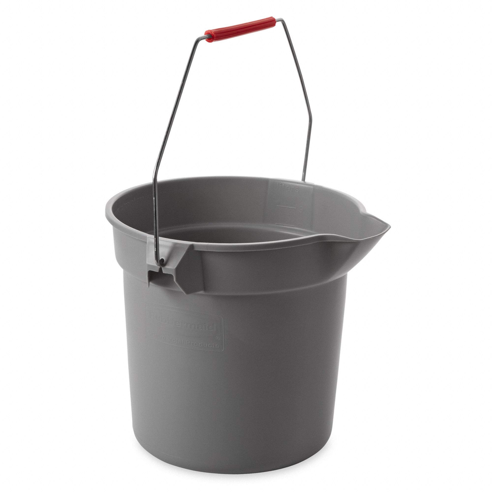 RUBBERMAID COMMERCIAL PRODUCTS Bucket 2 1/2 gal Bucket Capacity, HDPE