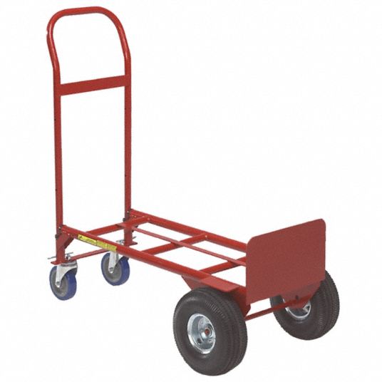 DAYTON Convertible Hand Truck, Load Capacity as Hand Truck 650 lb, Load ...