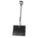 SNOW SHOVEL, STEEL, 18 IN BLADE L, 18 IN BLADE W, 37 IN HANDLE L