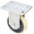 KINGPINLESS PLATE CASTER, 6 IN WHEEL DIAMETER, 1600 LB, 8⅛ IN MOUNTING H, FIRM