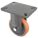 KINGPINLESS PLATE CASTER, 6 IN WHEEL DIAMETER, 1600 LB, 8½ IN MOUNTING H, FIRM