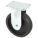 NSF-LISTED SANITARY PLATE CASTER, 3½ IN WHEEL DIAMETER, 250 LB, RIGID CASTER, HARD