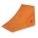 WHEEL CHOCK, URETHANE, 8 IN OVERALL L, 11 IN OVERALL W, 8 IN OVERALL H, 1 CHOCK, ORANGE
