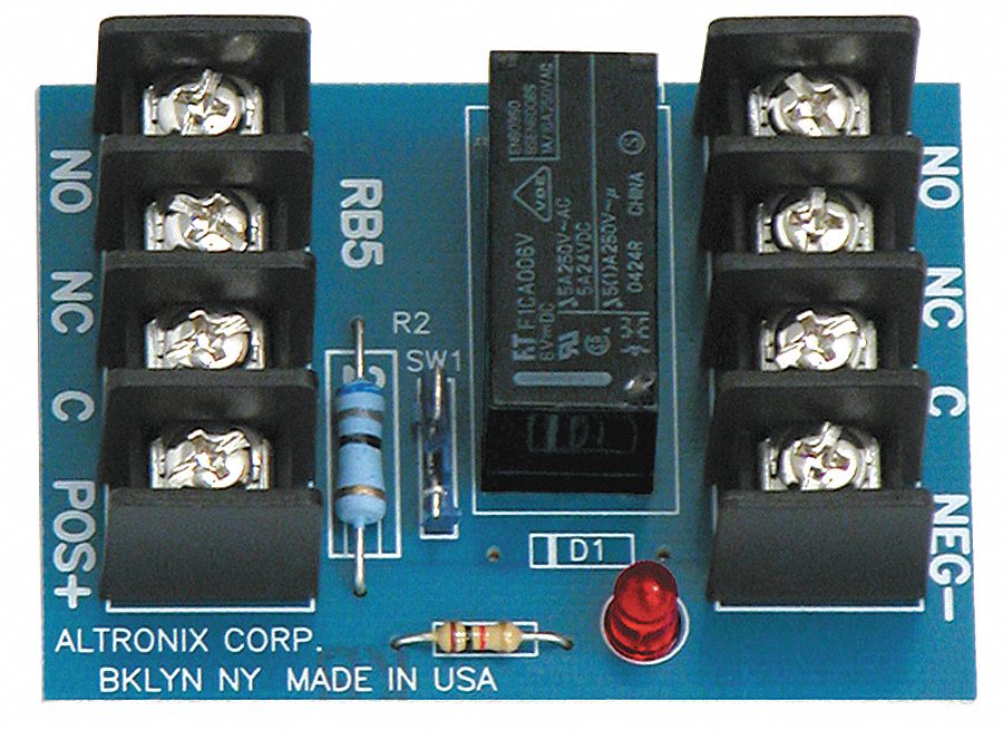 ALTRONIX RELAY MODULE 6/12VDC 120MA DDT, RELAY MODULE, 6/12V DC - 4186 ...