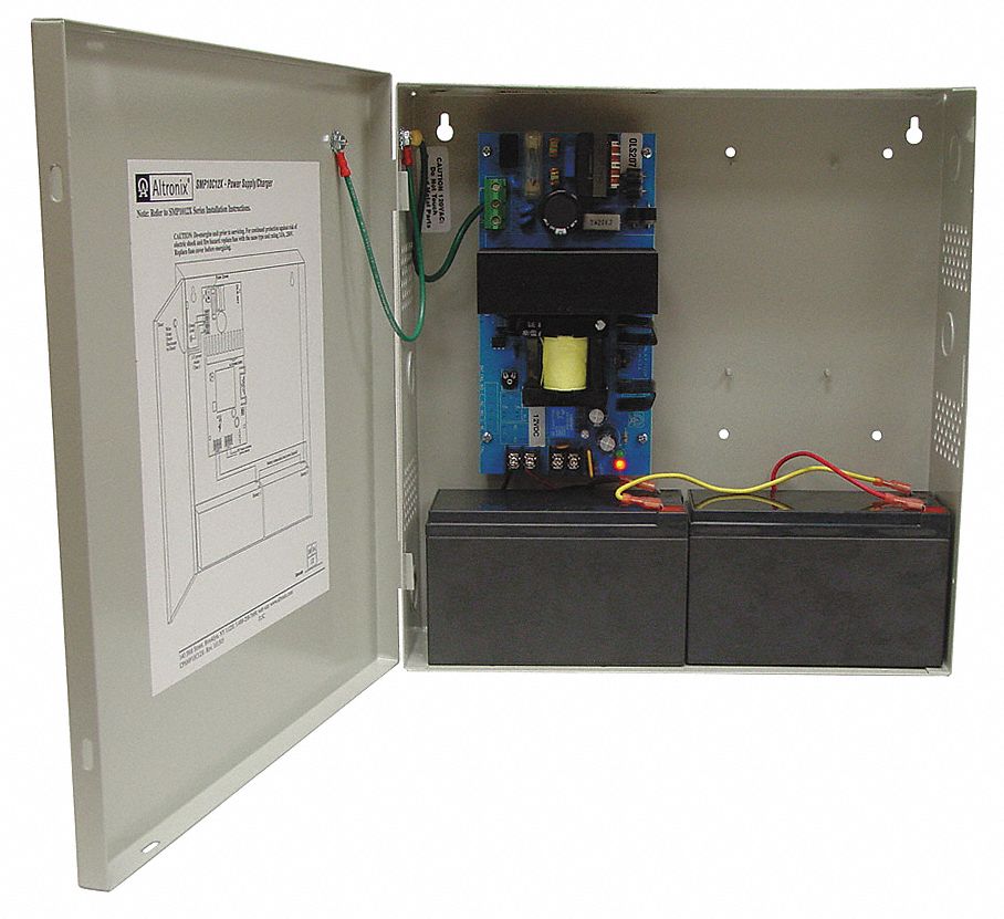 Power Supply 12VDC @ 10A: Power Supply, 115V AC