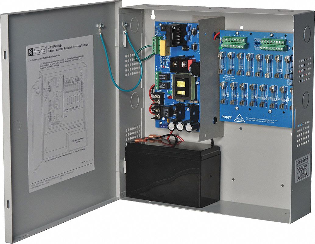 Power Supply 16 Fuse 12VDC @ 10A