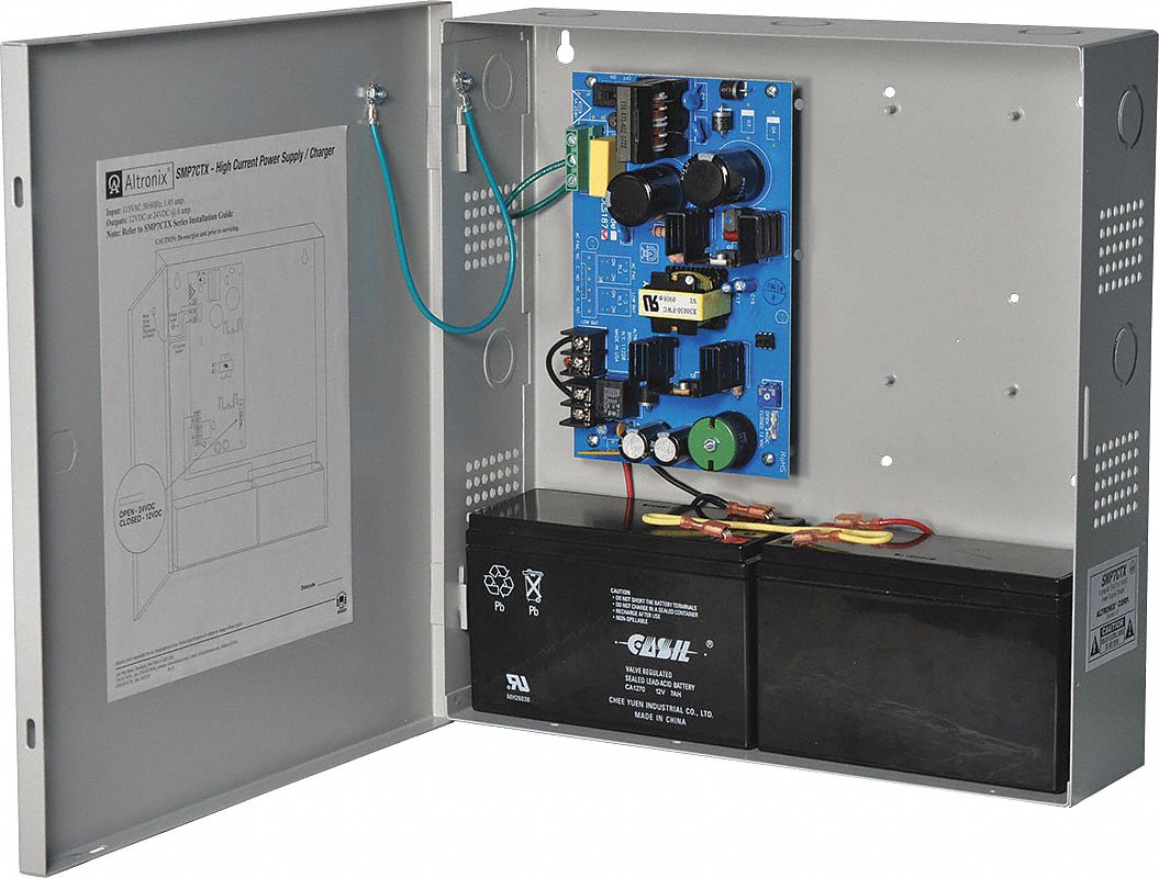 Power Supply 12VDC Or 24VDC @ 6A: Power Supply, 115V AC