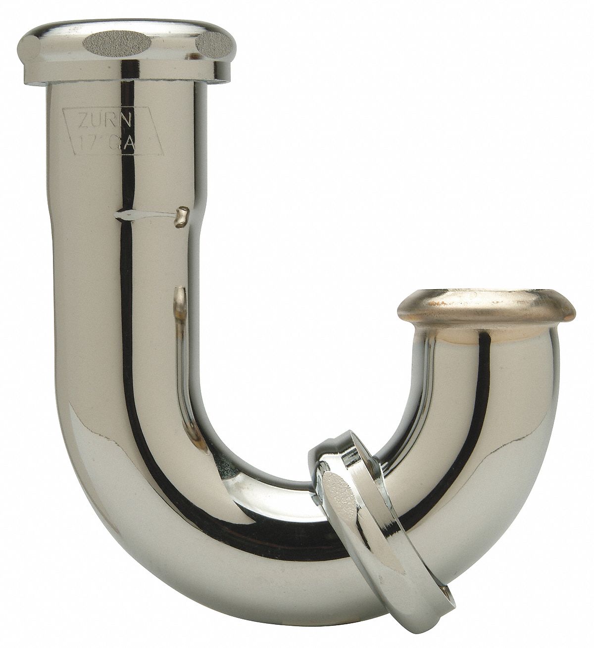 BEND: BRASS, CHROME, SILVER, 1½ IN NOMINAL PIPE SIZE, 10 ⅜ IN OVERALL LG, COMPRESSION