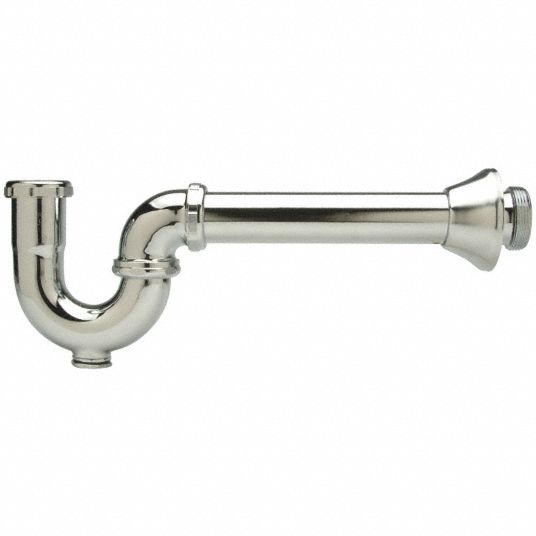 ZURN PTrap With Cleanout, For Use With 1 1/2 in Pipes 4WDL6ZR971J