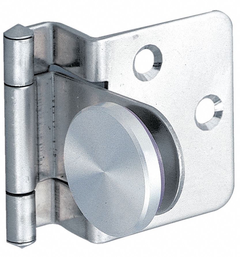 4WDU4 - Glass Door Hinge Stainless Steel 100 Deg