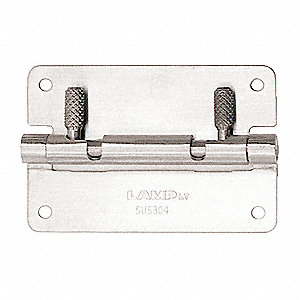 Lamp 2 61 64 X 7 8 Butt Hinge With Satin Stainless Steel Finish