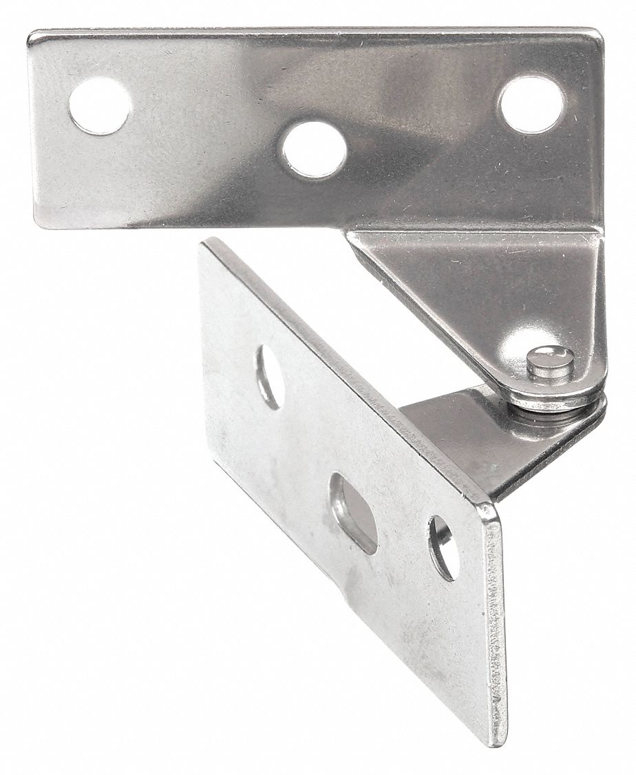 LAMP, Stainless Steel, 15/16 in Leaf Ht, Pivot Hinge 4WDY1PL65L