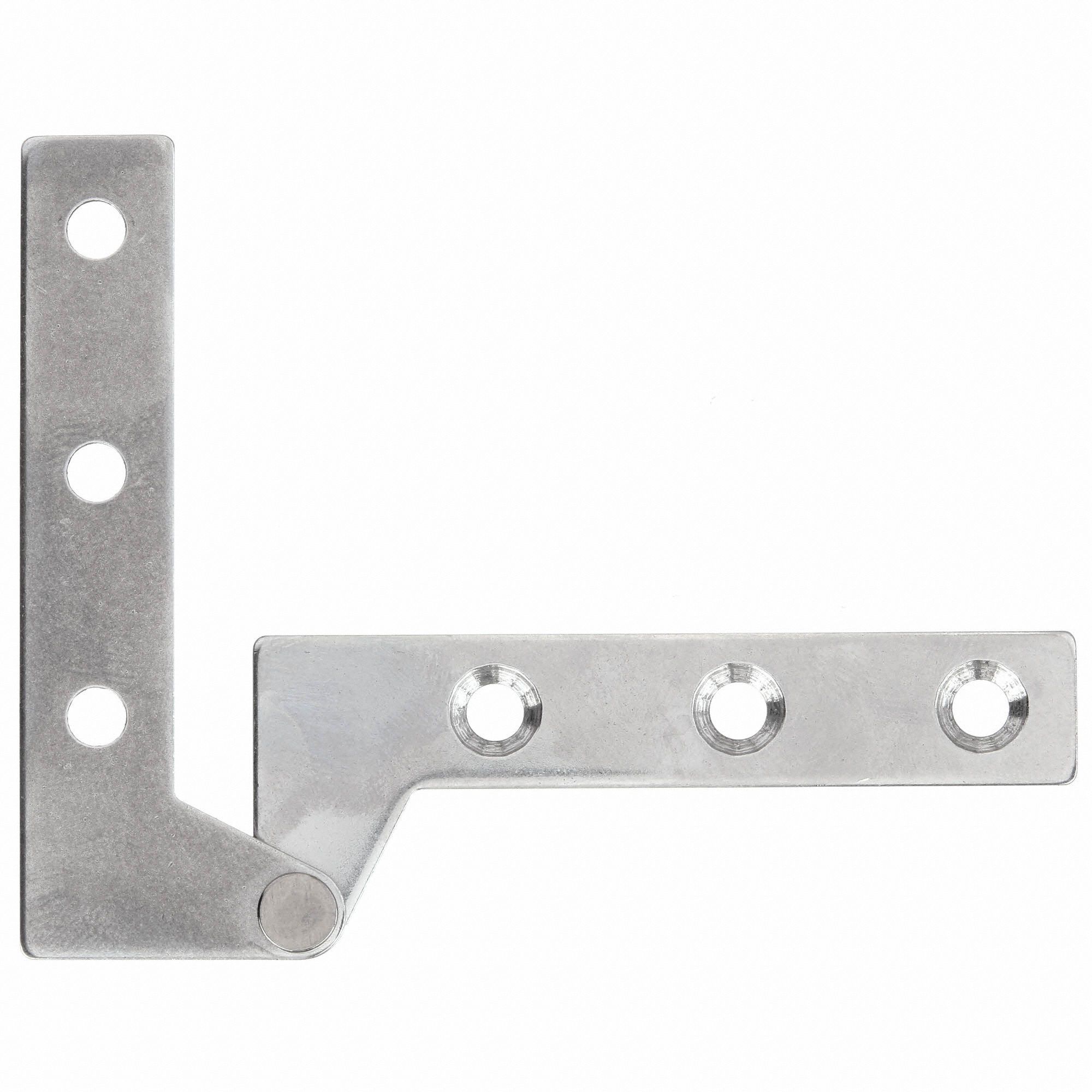 LAMP Right Hand Pivot Hinge With Holes, WeldOn Mounting, Stainless