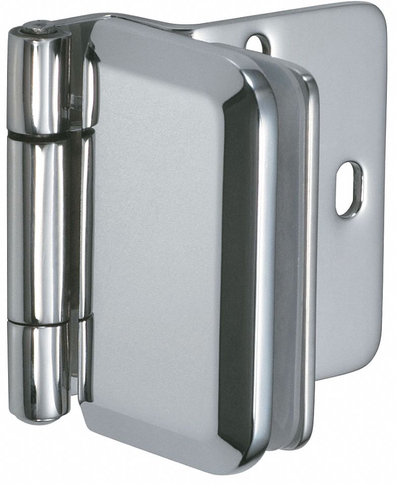 LAMP Glass Door Hinge, WeldOn Mounting, 26.4 lb Load Capacity, 2 3/64
