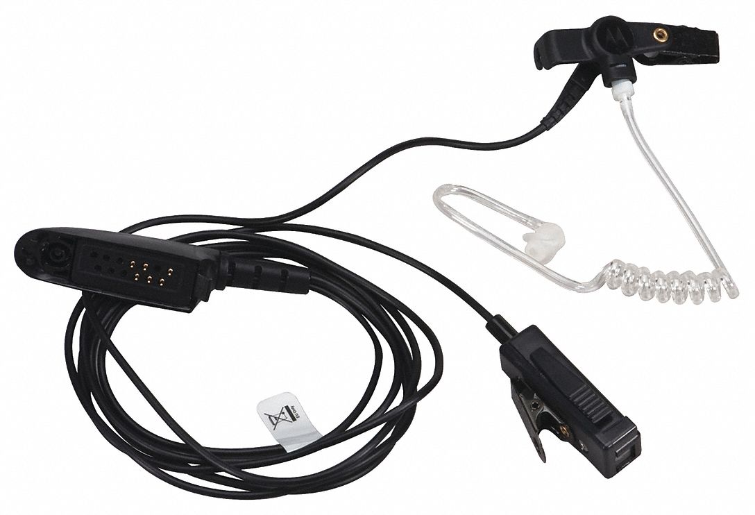 MOTOROLA Earpiece w/ Microphone and PTT Combined 4WEK9RLN5315A