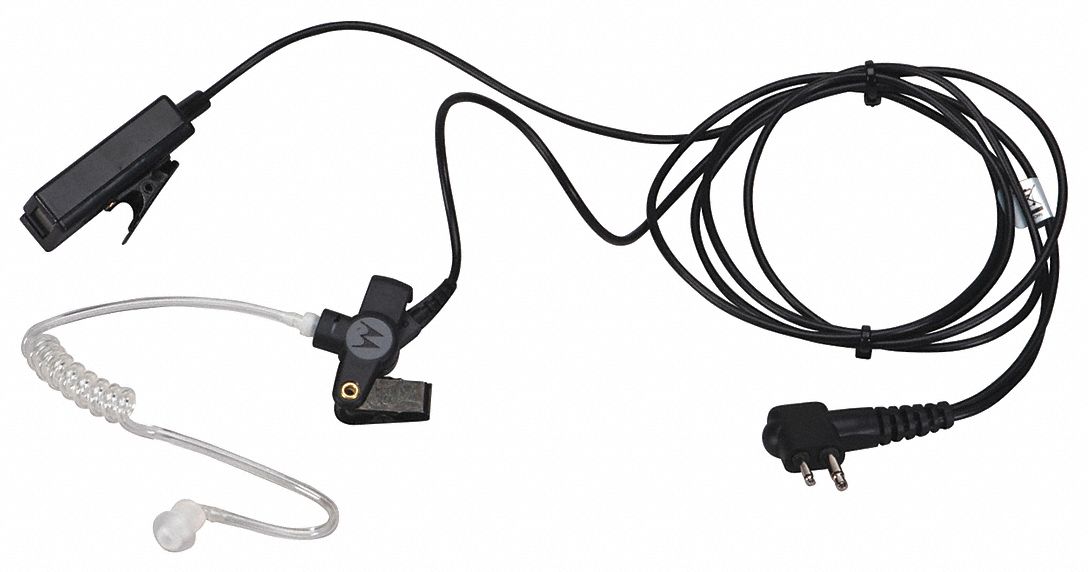 MOTOROLA, Fits Motorola, For CP185/CP200d Series, Earpiece - 4WEL1 ...