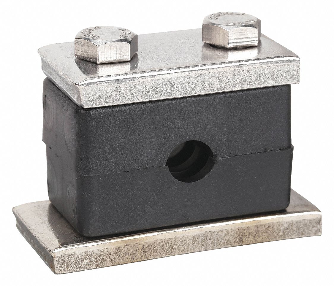 BEHRINGER PIPE SYSTEMS, Ribbed Bore, 304 Stainless Steel Clamp
