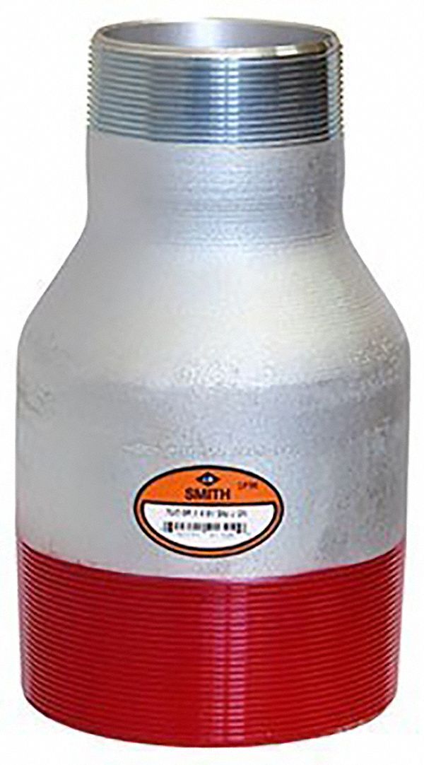 Swage Nipple: Carbon Steel, 1 1/4 in x 3/4 in Fitting Pipe Size, Male NPT x Male NPT, Class XH