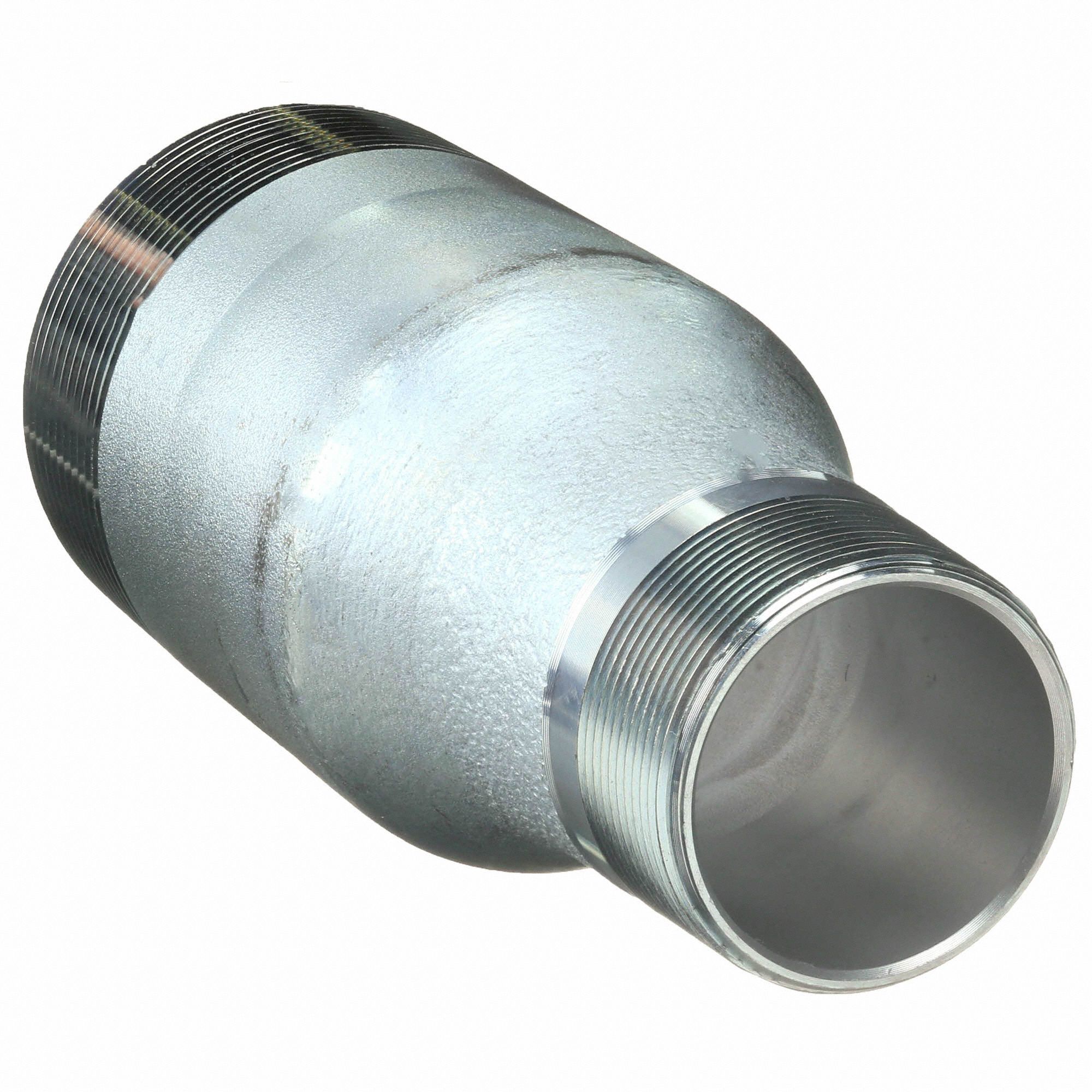 USA Industrials - Stainless Steel Pipe Nipple: 1/4" Pipe, 6" OAL, Grade