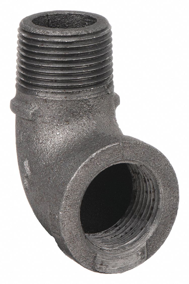 90 °  STREET ELBOW: MALLEABLE IRON, ½ IN X ½ IN FITTING PIPE SIZE, FEMALE NPT X MALE NPT