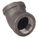 45 °  ELBOW: MALLEABLE IRON, ½ IN X ½ IN FITTING, FEMALE NPT X FEMALE NPT, CLASS 150