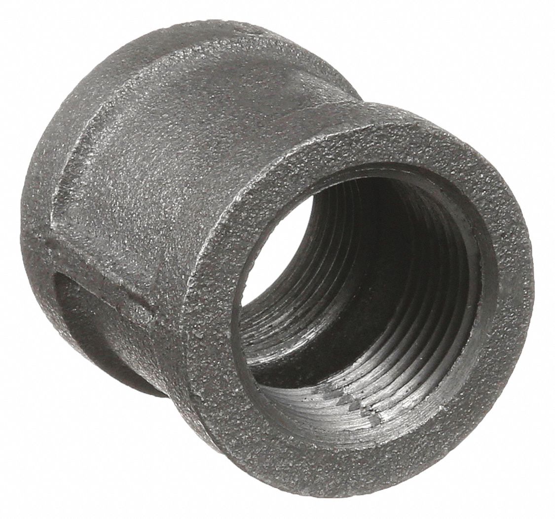 COUPLING: MALLEABLE IRON, ⅛ IN X ⅛ IN FITTING, FEMALE NPT X FEMALE NPT, CLASS 150