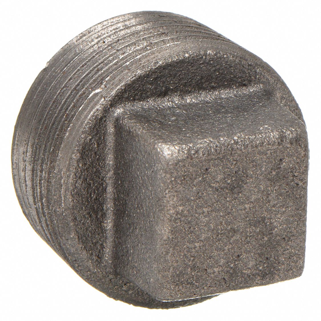 SQUARE HEAD PLUG: MALLEABLE IRON, 2 IN FITTING PIPE SIZE, MALE NPT, CLASS 150