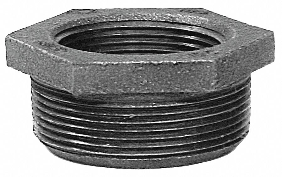 HEX BUSHING: STEEL, ½ IN X ¼ IN FITTING PIPE SIZE, MALE NPT X FEMALE NPT, CLASS 300