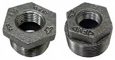 HEX BUSHING: STEEL, ½ IN X ¼ IN FITTING PIPE SIZE, MALE NPT X FEMALE NPT, CLASS 300