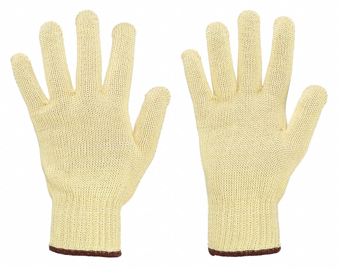 Cut Resistant Gloves, Yellow/Black, S, PR