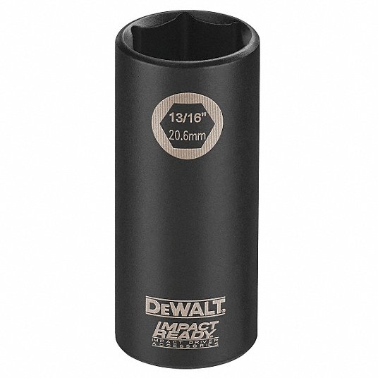 DEWALT DW22882 5/8-Inch IMPACT READY Deep Socket for 1/2-Inch Drive